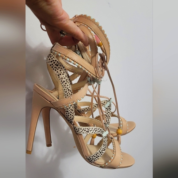 Dolce vita heaven lace up sandals heels - Picture 1 of 4